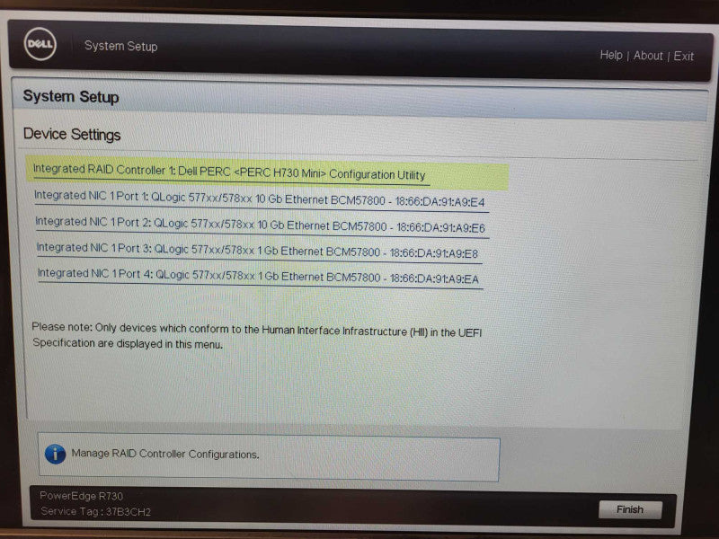 Dell R730 2U 2x E5-2690 v4 @2.6GHz 32GB DDR4 2x PSU 8x 3.5" PERC 730 Mini $