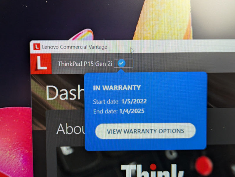 Lenovo ThinkPad P15 Gen 2i Intel Core i9-11950H 64GB RAM 1TB NVMe MINT  - Lap200