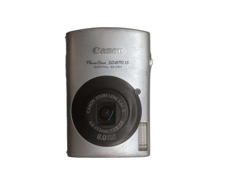 Canon PowerShot SD870 IS Digital Elph | 8.0MP Digital Camera | No Charger