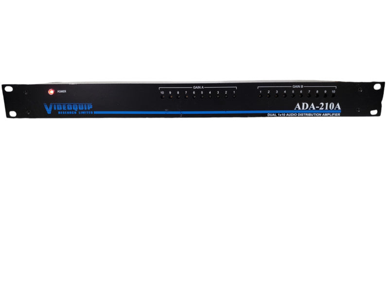 Videoquip Research Limiter ADA-210A Daul 1x10 Audio Distribution Amplifier