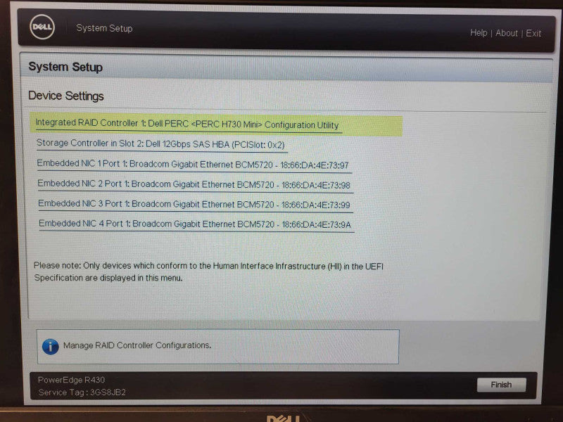DELL PowerEdge R430 E5-2603 v3 @ 1.6GHz, 16GB RAM H730 mini RAID 3.5" $
