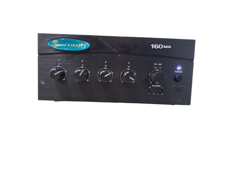 Crown 160MA Four-input and 1-Output Corded Electric 60-Watt Mixer/Amplifier