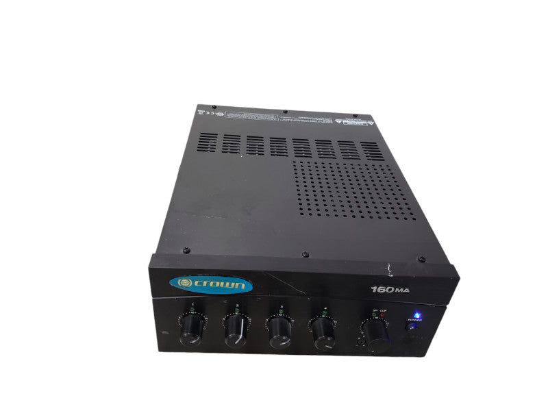 Crown 160MA Four-input and 1-Output Corded Electric 60-Watt Mixer/Amplifier
