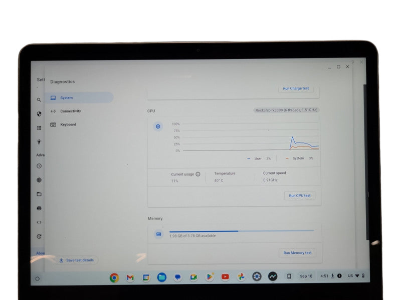 Samsung Chromebook XE513C24, Rockchip rk3399 1.51GHz, 4GB RAM, 32GB Storage