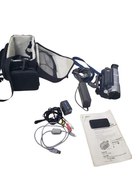 Sony Handycam DCR-TRV140 Digital-8 Camcorder W/ Adapter -READ