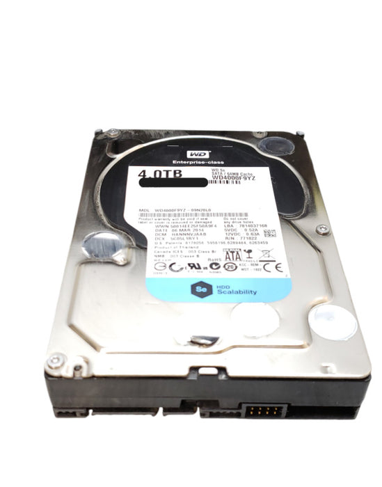 4TB SATA 3.5" WD Se Enterprise Class HDD Q+