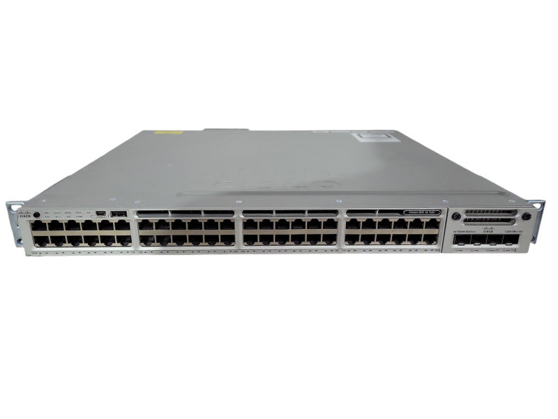 Cisco WS-C3850-48F-S | 1x 1100W PSU | C3850-NM-2-10G Module !
