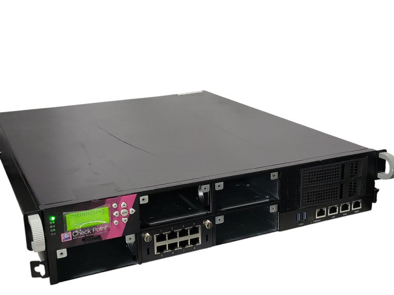 Check Point PD-20 Firewall Security Appliance 2x PSU, No HDDs, READ _
