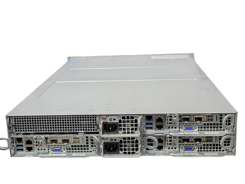 Supermicro 4-Node Server w/ 3x Nodes, 2x PSU 6x Xeon E5-2640v4 196GB DDR4 SEE _