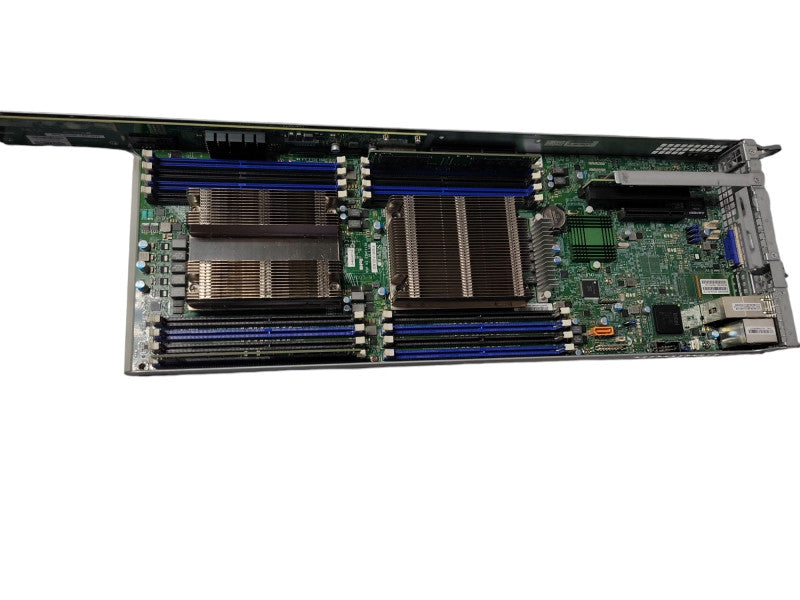Supermicro 4-Node Server w/ 3x Nodes, 2x PSU 6x Xeon E5-2640v4 196GB DDR4 SEE _