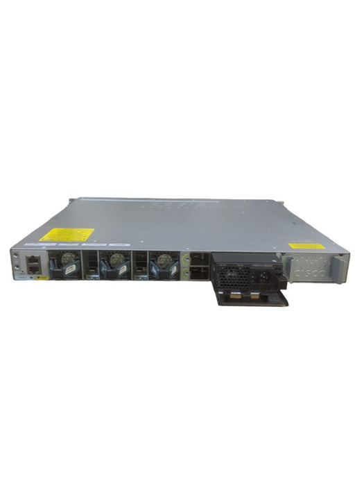 Cisco WS-C3850-48PW-S V04 | Gigabit PoE Switch w/C3850-NM-2-10G, 1x 1100W PSU