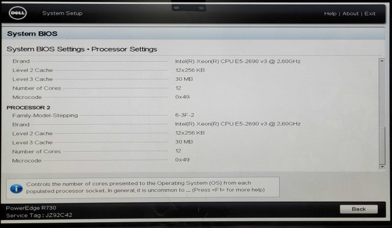 Dell PE R730 2U 8x3.5", 2x Xeon E5-2690 v3 2.60GHz 12C, 64GB RAM, H730 Mini