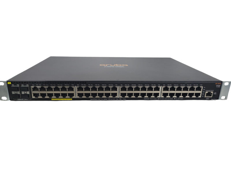 HPE JL256A Aruba 2930F 48-Port PoE+ 4-Port 1/10GbE SFP+ !