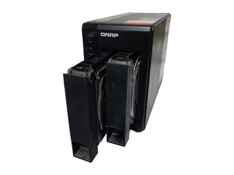 QNAP TS-251+ 2-Bay NAS, 2x 4TB HDDs, No PWR, No Remote