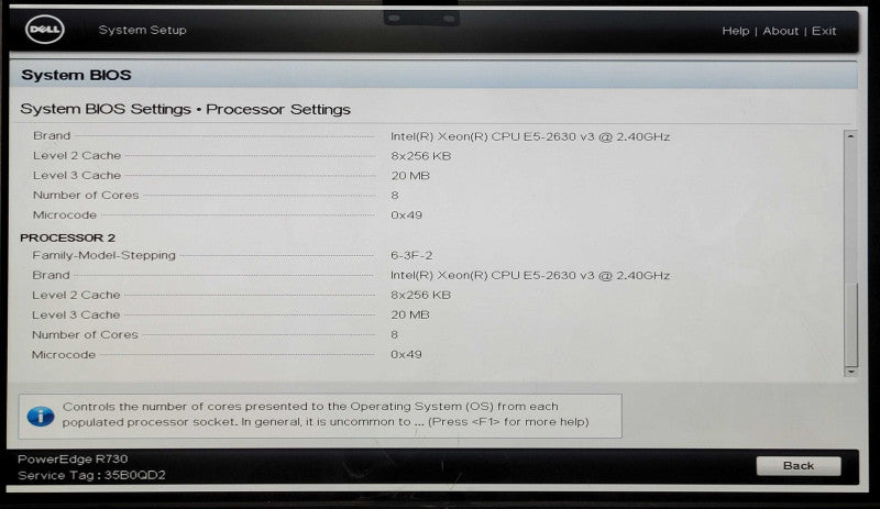Dell PE R730 2U 16x2.5", 2x Xeon E5-2630 v3 2.40GHz 8C, 64GB RAM, H730 Mini