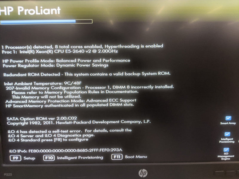 HP ProLiant DL380P Gen8 | Xeon E5-2640 v2 | 16GB RAM | No HDD | P420i