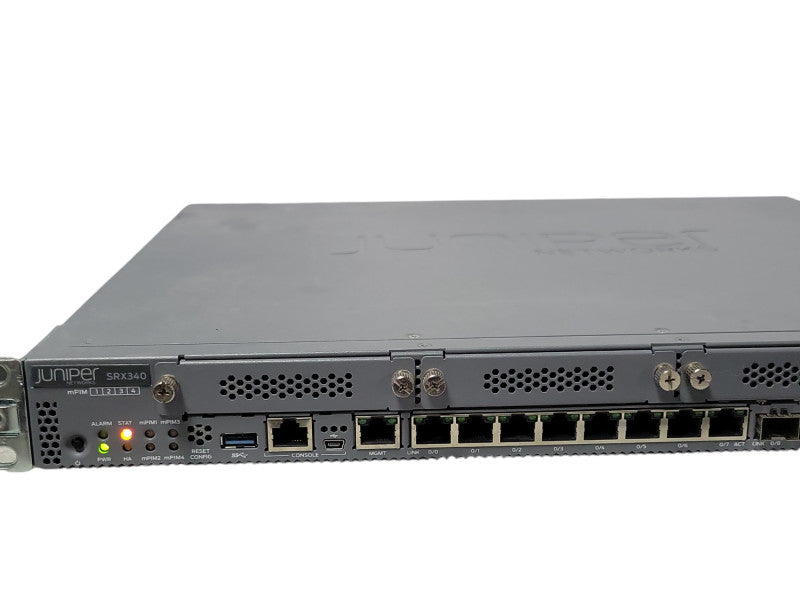 Juniper SRX340 Services Gateway Security Appliance 650-065043 Rev: 08, READ _