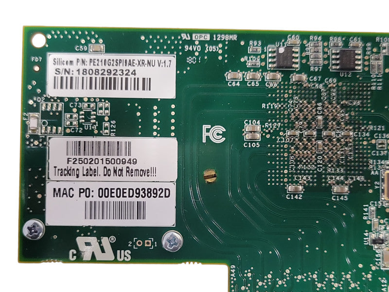 Silicom PE210G2SPI9AE-XR-NU x520-DA2 2-Port 10GB DP SFP+ Low Profile Adapter Q_