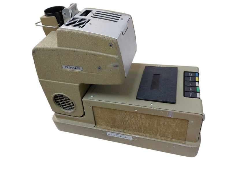 Vintage Dukane Cassette Super Micromatic Film Projector ( No Power Adaptor ) =