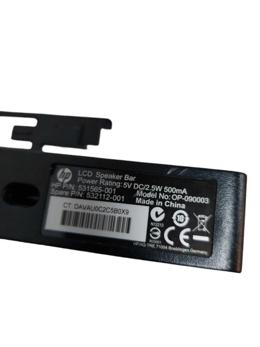 HP LCD Speaker Bar PN: 531565-001 Model:OP-090003  Q=