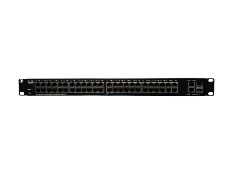 Cisco SG220-50P 50-Port Gigabit PoE Smart Network Ethernet Switch