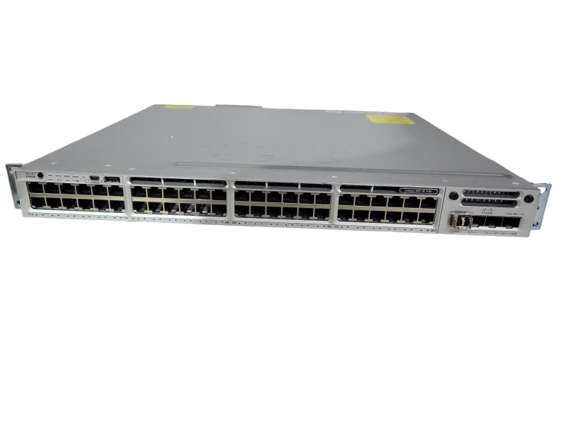 Cisco WS-C3850-48F-S V07 | Gigabit PoE Switch w/C3850-NM-2-10G, 1x 1100W PSU !