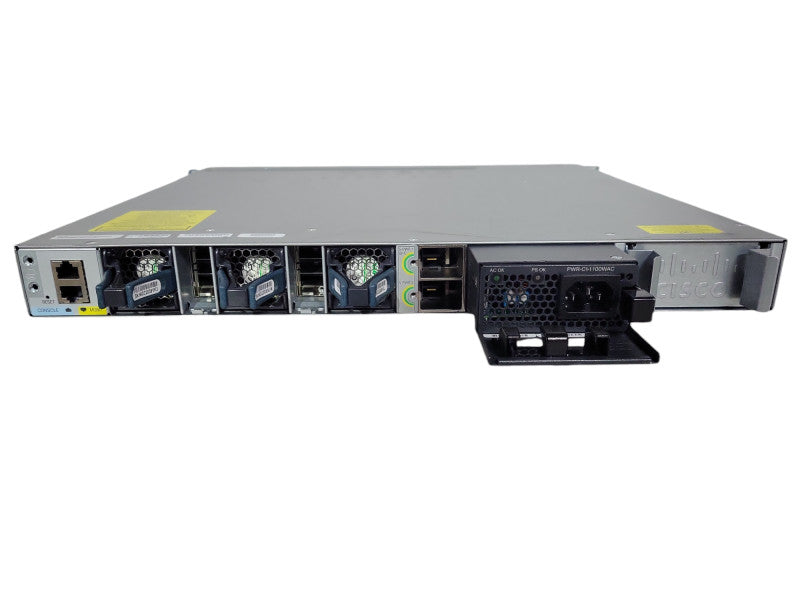 Cisco WS-C3850-48F-S V07 | Gigabit PoE Switch w/C3850-NM-2-10G, 1x 1100W PSU !