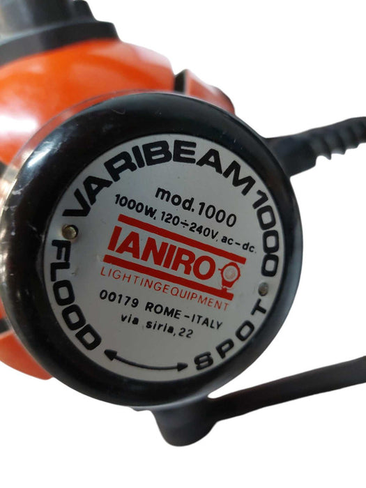 IANIRO Lighting Equipment Made in Italy VariBeam 1000 Model:1000 Flood/Spot  =
