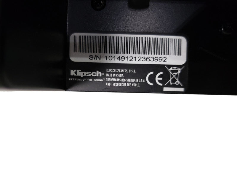 Klipsch RSB-3 2.0-Channel Soundbar Black