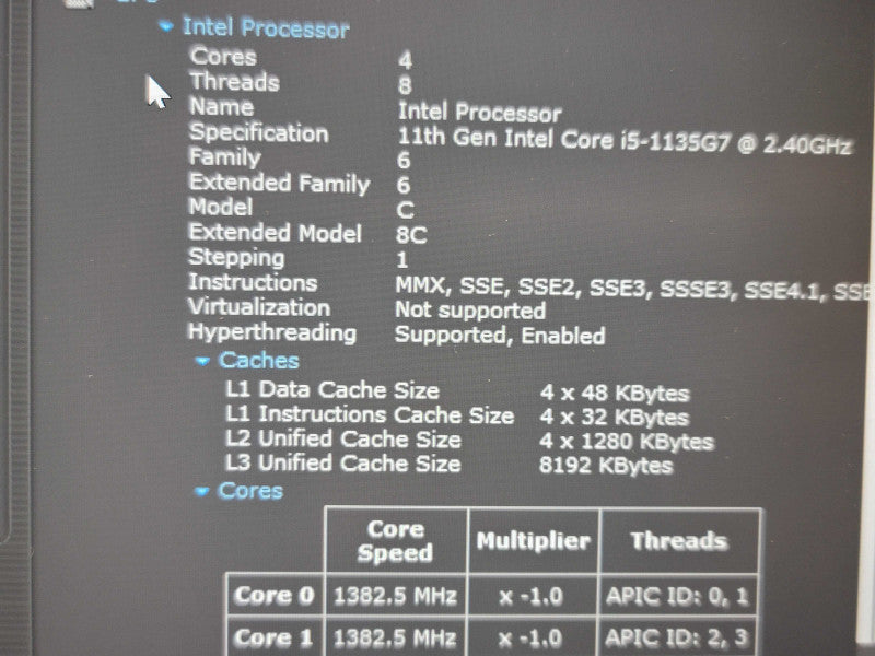 Dell Latitude 5420| i5-1135G7| 16GB DDR4| 256GB SSD READ  β Lap200