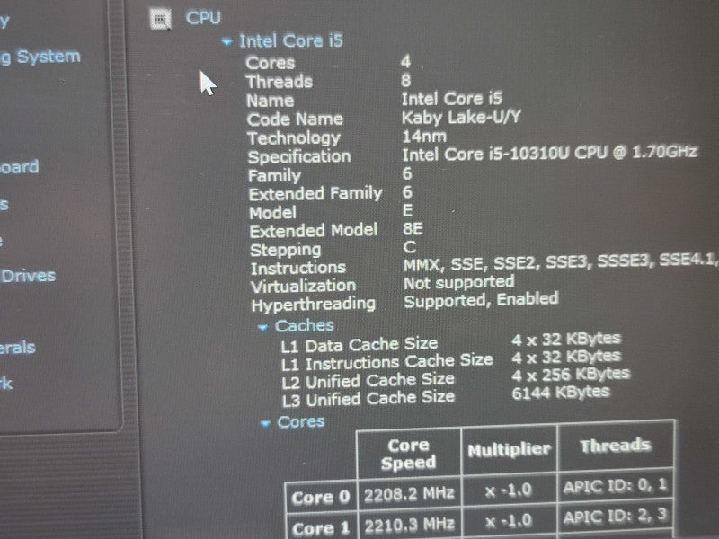 Dell Latitude 5410| i5-10310U| 16GB DDR4| 256GB M.2 READ β Lap200