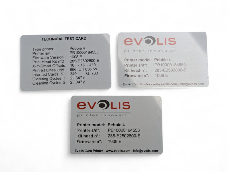Evolis Pebble 4 ID Card Thermal Printer PBL401JGU READ  -