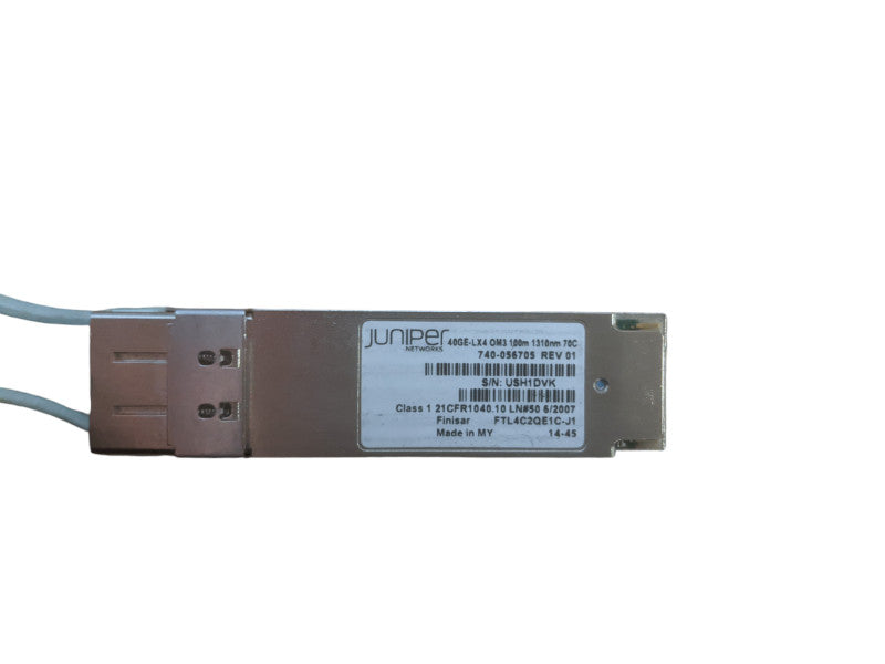 Juniper 40GE-LX4 OM3 100m 1310nm 70C Transceiver Module | 740-056705 Q