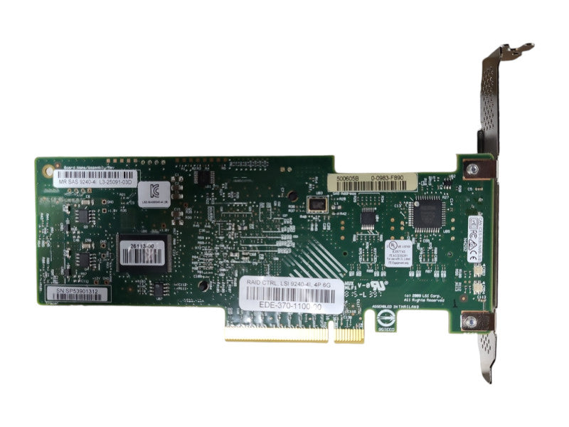 LSI Logic Controller Raid Card MegaRAID MR SAS 9240-4i, 4P 6G