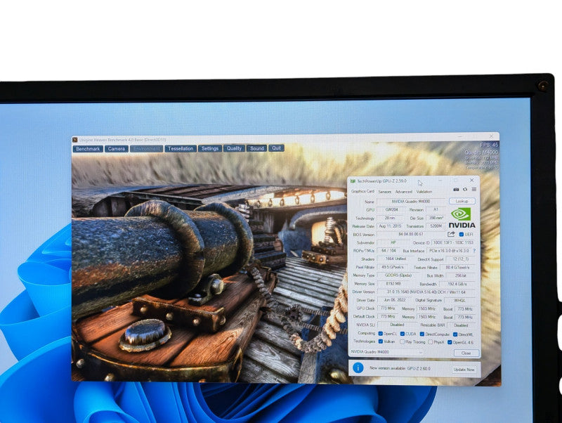 NVIDIA Quadro M4000 with 8GB GDDR5 Graphics Card HP OEM  Q-