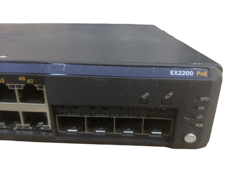 Juniper Networks | EX2200-48P-4G | 48 Port PoE+ 4xSFP Gigabit Ethernet Switch Q