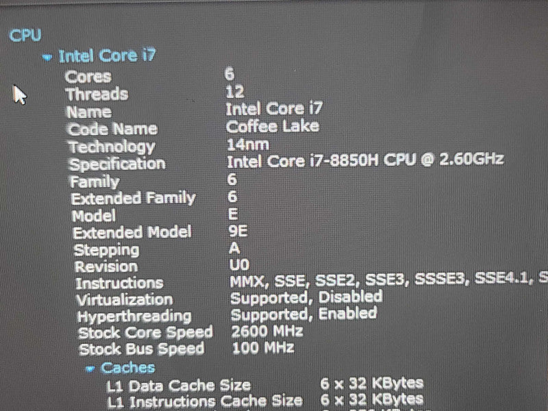 Dell Precision 5530| i7-8850H| 32GB DDR4| 512GB M.2 | Low Bat β Lap200