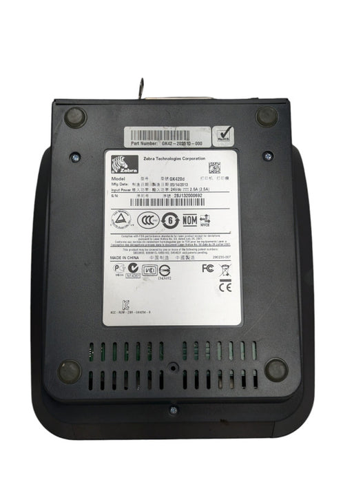 Zebra GK420d | GK42-202510-000 | Thermal Label Printer Q-