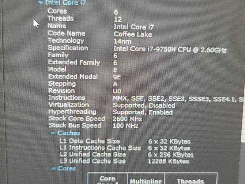 Lenovo ThinkPad P1 Gen 2| i7-9750H| 16GB DDR4| Quadro T2000| 512GB M.2  β Lap200