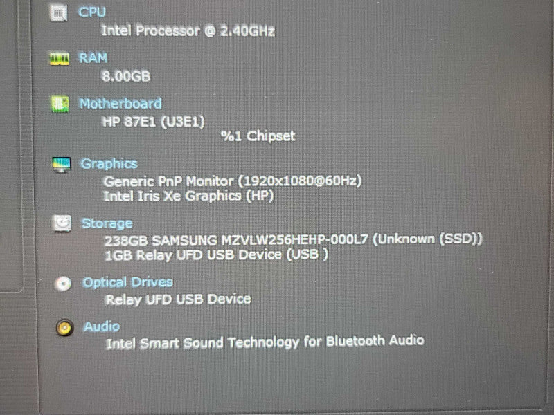 HP ProBook450 G8| i5-1135g7| 8GB DDR4| 256GB NVMe β Lap200