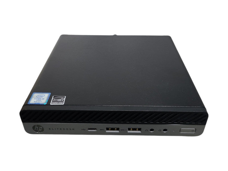 HP EliteDesk 800 G4 USFF, i5-8500T 2.10GHz 6C, 8GB DDR4, 256GB NVMe, WiFi