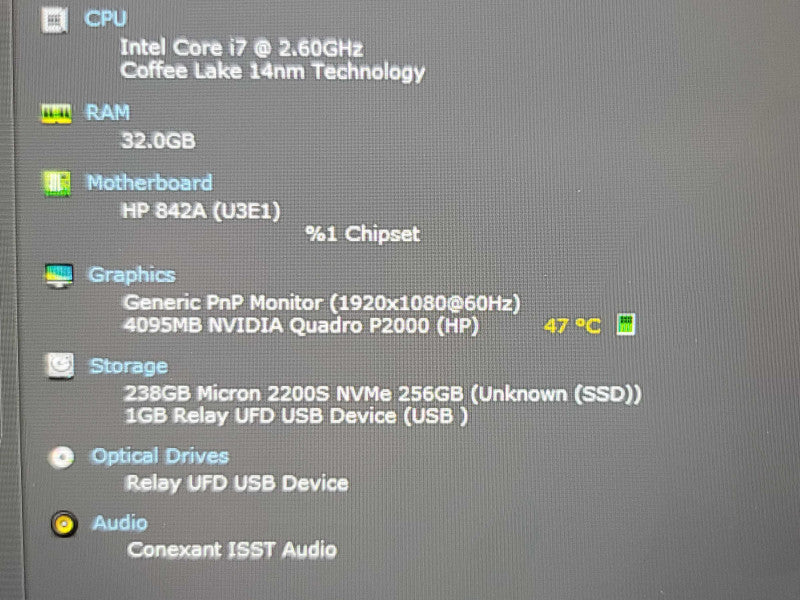 HP ZBook 15 G5| i7-8850H| 32GB DDR4| Quadro P2000| 256GB SSD READ β Lap200