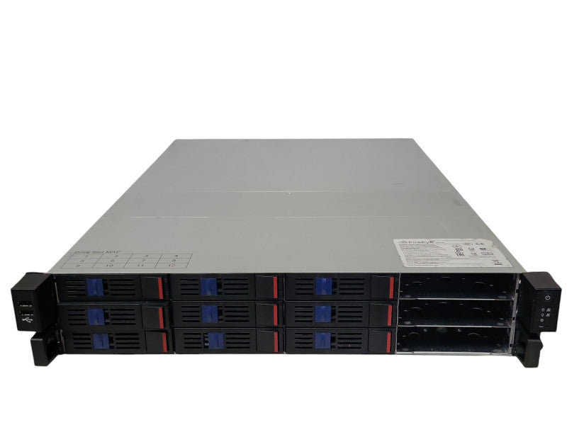 FireEye 2U HPC-8212, 12x 3.5" Bays Storage with Xeon E5-2620v4 64GB DDR4, SEE _
