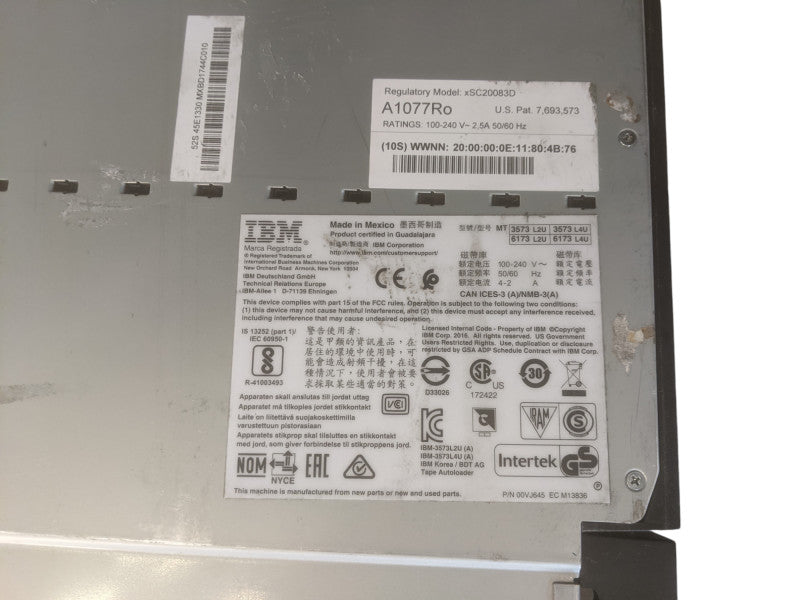 IBM System Storage TS3200 | xSB20083D | Tape Library | *READ*