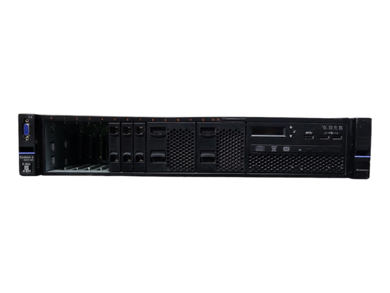 Lenovo SystemX 3650 M5 2U 8x2.5", 2x E5-2630V3 2.40GHz, 32GB RAM, M5210