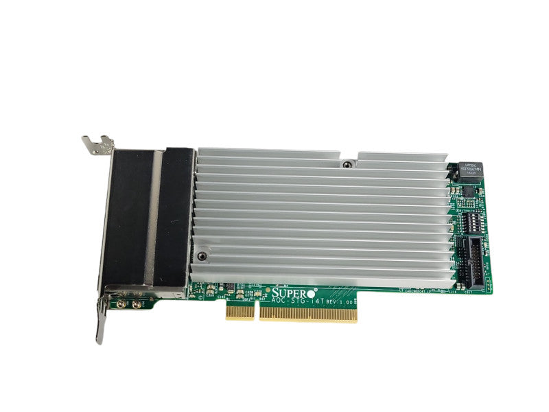 Supermicro AOC-STG-i4T 10Gigabit 10GBe BaseT Quad Port Server NIC, LP _