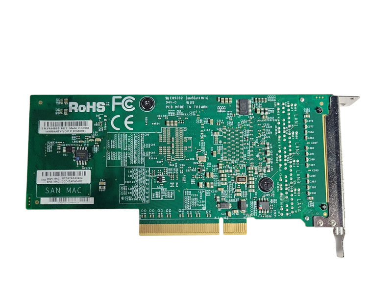 Supermicro AOC-STG-i4T 10Gigabit 10GBe BaseT Quad Port Server NIC, LP _