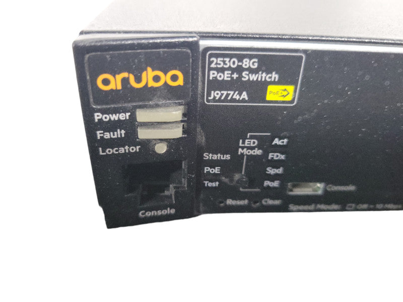 HPE Aruba J9774A 2530-8G 8 Port POE+ Gigabit Switch 2xSFP !