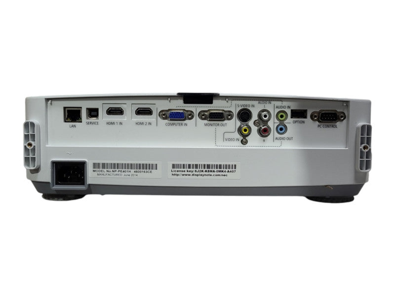 NEC PE401H DLP FHD Projector 3D HDMI 1080p 4000Lumens Lamp Hour: 679Hrs