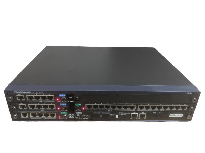 Panasonic KX-NCP500P Pure IP-PBX System, with 2x LCOT 4 and 1x DKLC4 | *READ*
